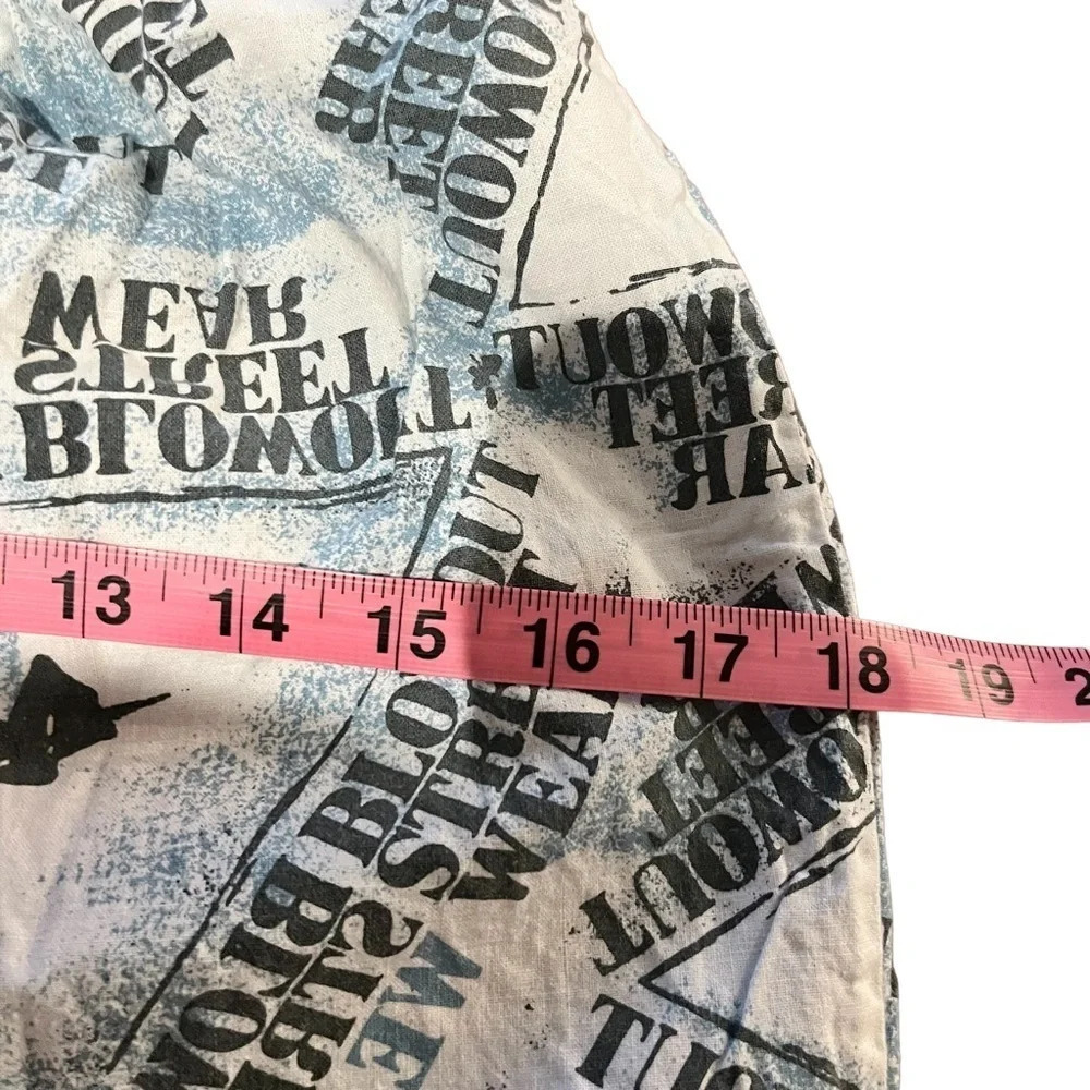 LA BlowOut StreetWear High Rise Reversible Acid Wash Pants S Y2K - Picture 11 of 13